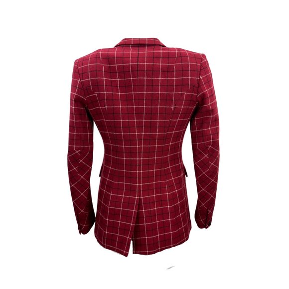 Rag & Bone Red Plaid Blazer - Picture 2 of 2